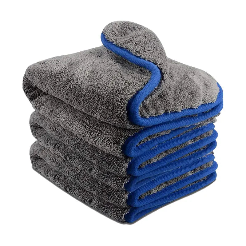 1200GSM Super Absorption Microfiber Towel Car Detailing Care Washing Hemming Towels Auto One-Time Drying Cloth Rags