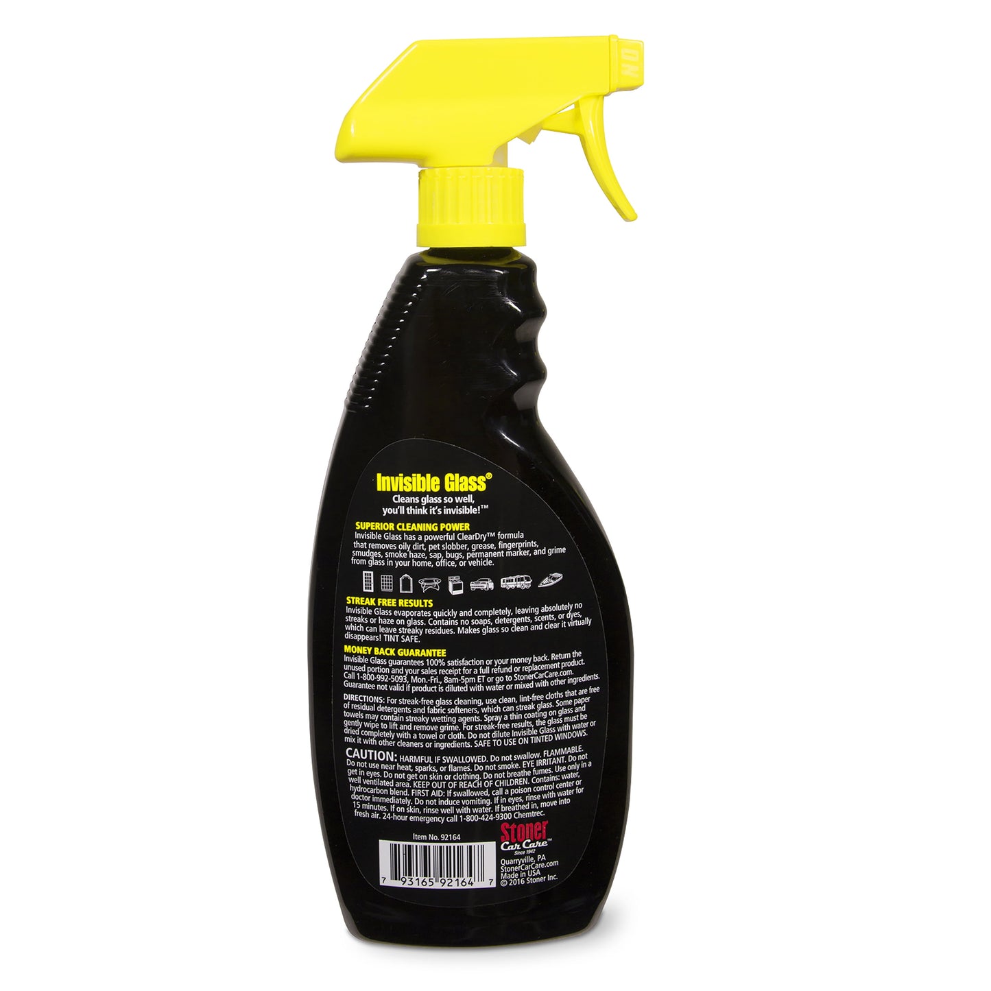 (3 Pack) Invisible Glass 92164 Premium Glass Cleaner Spray Automotive and Home Window Cleaner, Ammonia-Free, Tint-Safe – 22 Fl Oz, Pack of 1