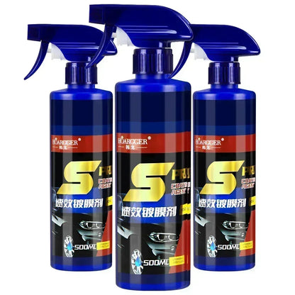 500Ml 3 in 1 Car Paint Repair Ceramic Coating Spray Quick Nano-Coating Spray Wax Automotive Hydrophobic Polish Paint Cleaner