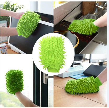 Car Wash Mitt 2 Pack, Microfiber Wash Mitt Car Cleaning Tools, Washing Gloves Car Wash Mit for Washing, Home Cleaning