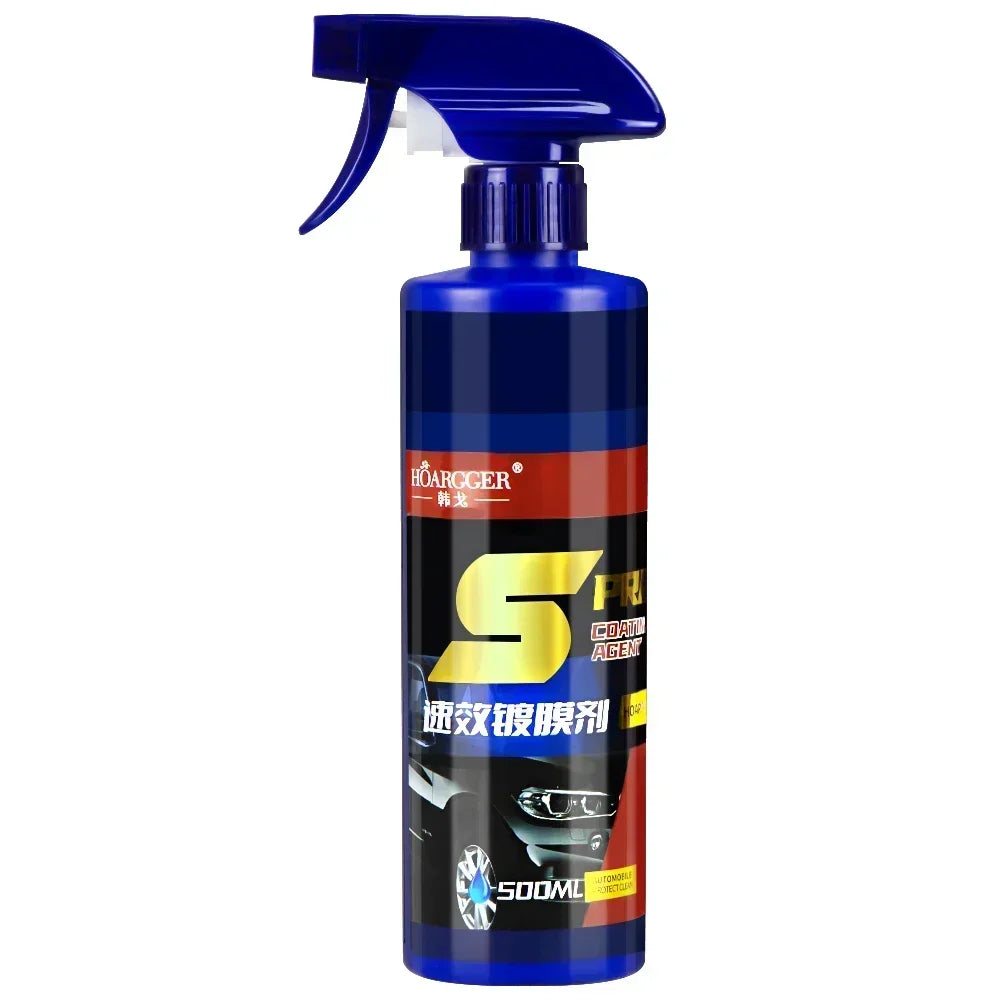 500Ml 3 in 1 Car Paint Repair Ceramic Coating Spray Quick Nano-Coating Spray Wax Automotive Hydrophobic Polish Paint Cleaner