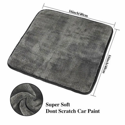 1200GSM Super Absorption Microfiber Towel Car Detailing Care Washing Hemming Towels Auto One-Time Drying Cloth Rags