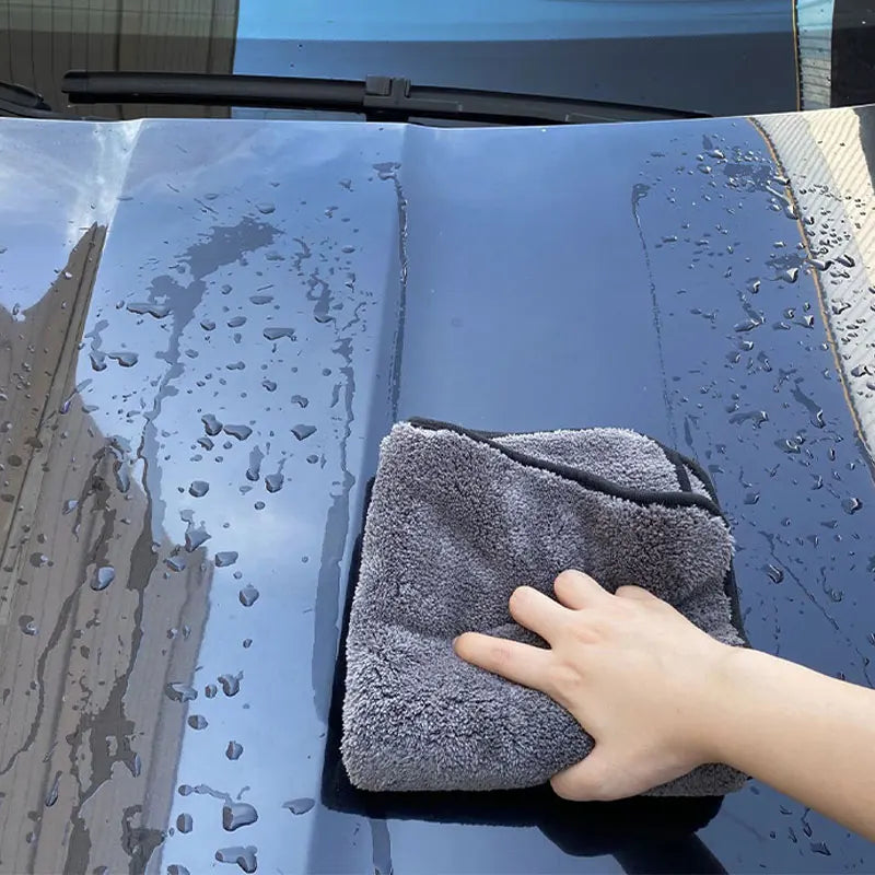 1200GSM Super Absorption Microfiber Towel Car Detailing Care Washing Hemming Towels Auto One-Time Drying Cloth Rags