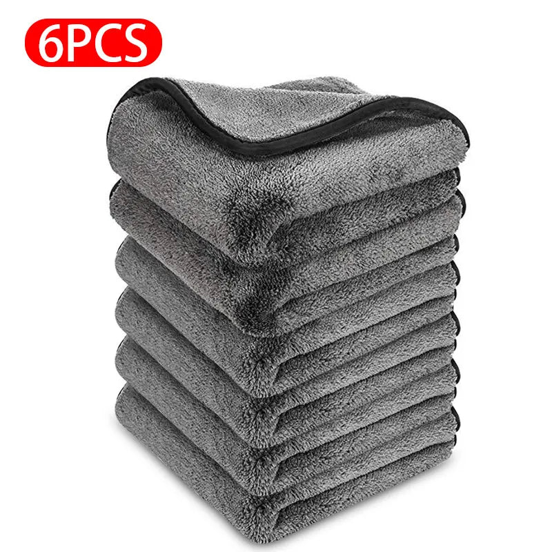 1200GSM Super Absorption Microfiber Towel Car Detailing Care Washing Hemming Towels Auto One-Time Drying Cloth Rags