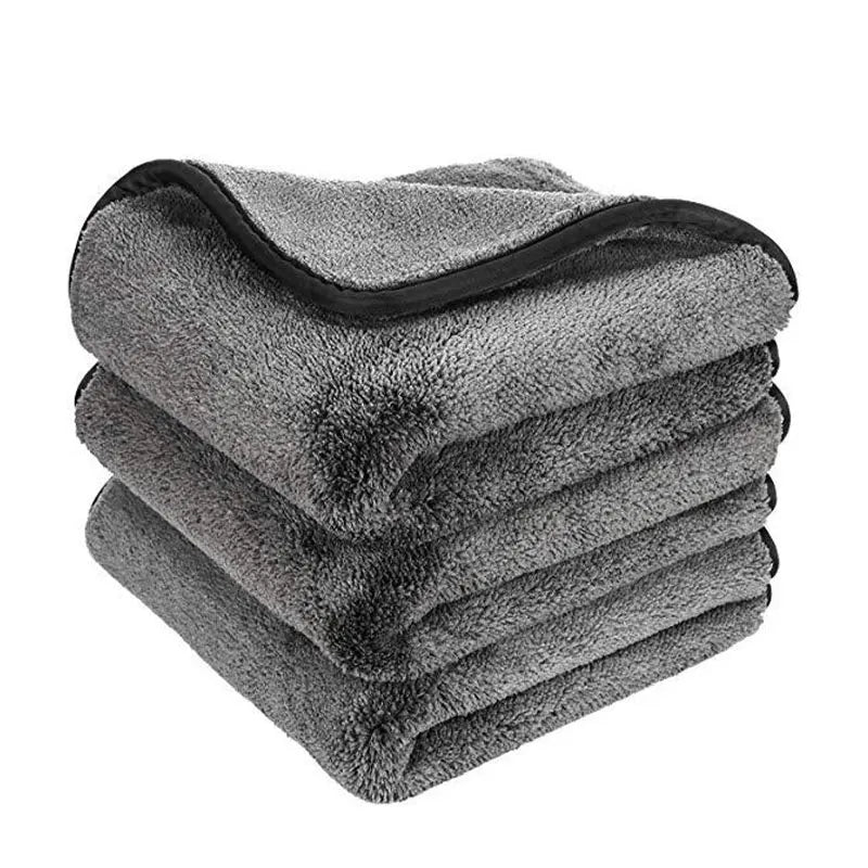1200GSM Super Absorption Microfiber Towel Car Detailing Care Washing Hemming Towels Auto One-Time Drying Cloth Rags